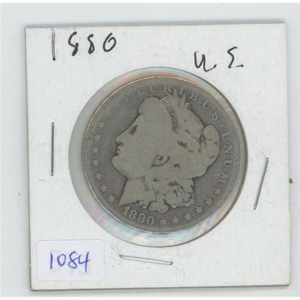 1880 MORGAN SILVER DOLLAR 26 GRAMS