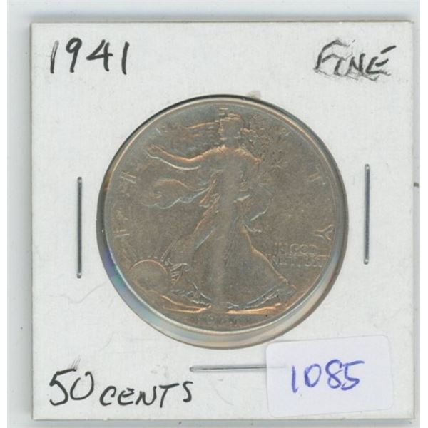 1941 USA 50c Piece
