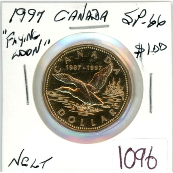 1997 Flying loon one dollar coin - SP66 (only found in collector sets)