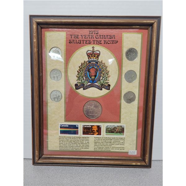 Wood framed 1973 - The year Canada saluted the RCMP