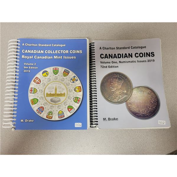 2019 Charlton standard catalogue of Canadian coins - volume one & two
