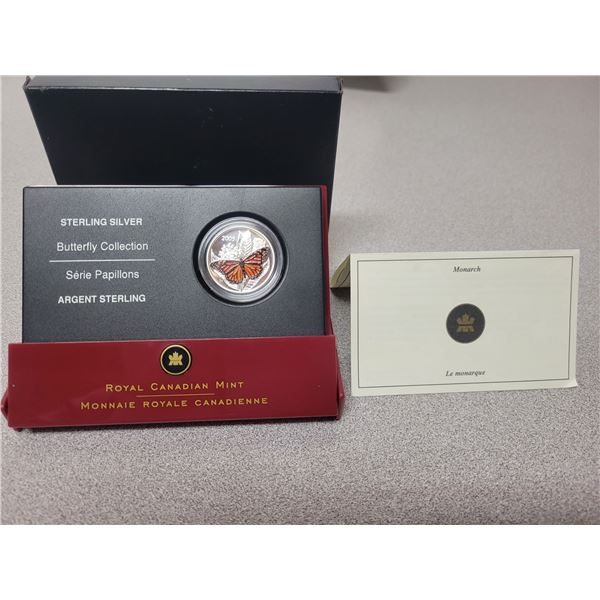 2005 Sterling silver butterfly collection - Monarch