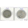 Image 1 : 1960 & 1962 U.S.A. half dollars - .900 silver