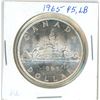 Image 1 : 1965 canadian silver dollar
