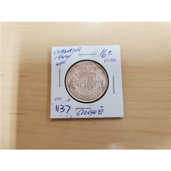 1944 silver 50 cent "near"