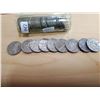 Image 2 : 1940, 50's, 60's 5 cent roll -40 coins