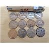 Image 2 : 1960 + up 5 cent roll -40 coins