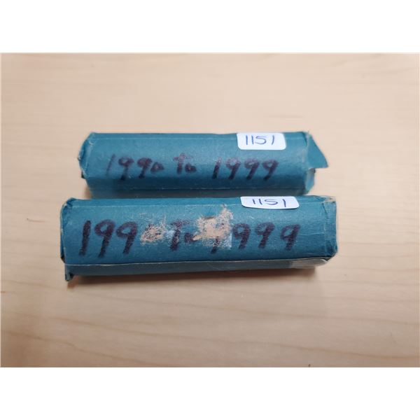 1990 + 1999 5 cent roll - 80 coins