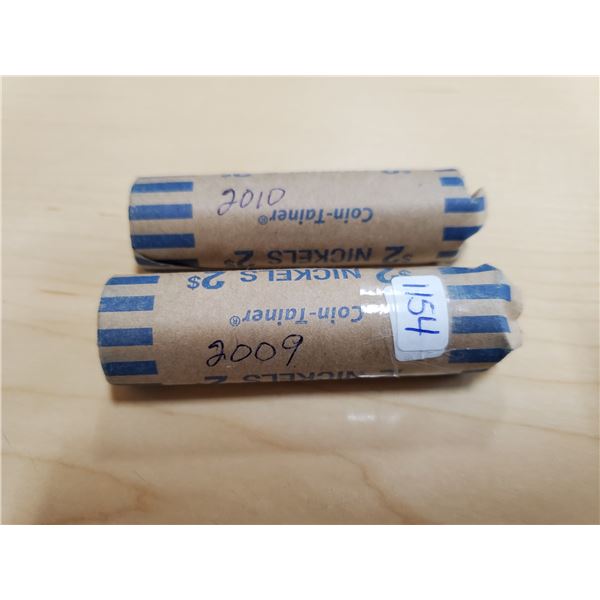 2009 + 2010 5 cent roll -80 coins