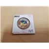Image 1 : 2017 canadian toonie coloured glow in the dark