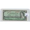 Image 1 : 1954 Canadian $1 Bill