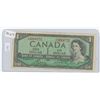 Image 1 : 1954 Canadian $1 Bill