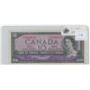 Image 1 : 1954 Candian $10 Bill