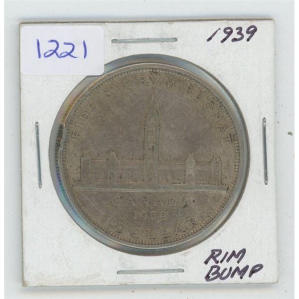 1939 Canadian $1 Coin