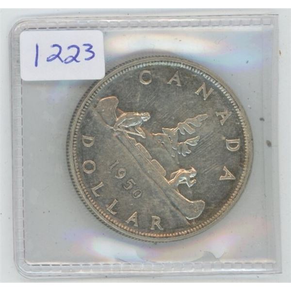 1950 Canadian $1 Coin