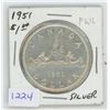 Image 1 : 1951 Canadian $1 Coin
