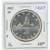 Image 1 : 1953 Canadian $1 Coin