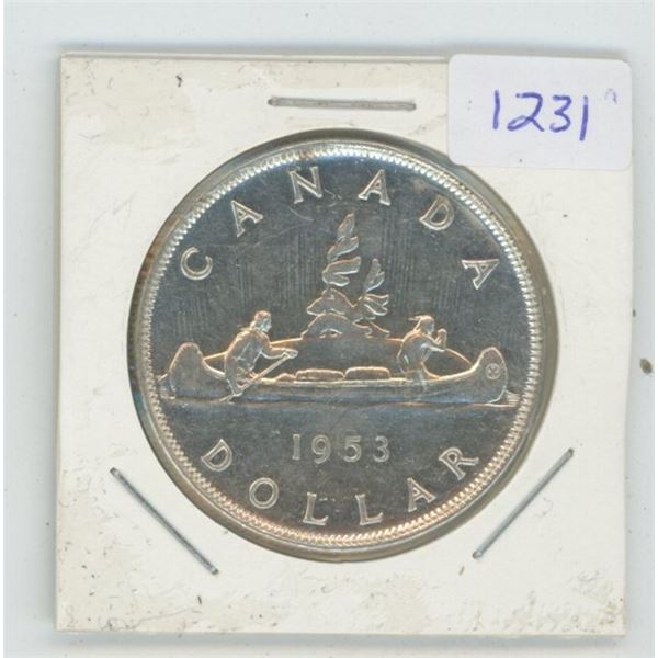 1953 Canadian $1 Coin