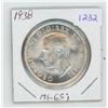 Image 1 : 1938 Canadian $1 Coin