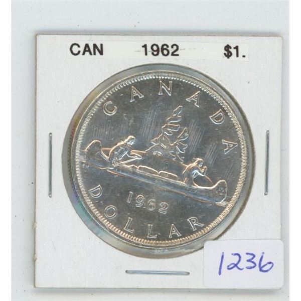 1962 Canadian $1 Coin