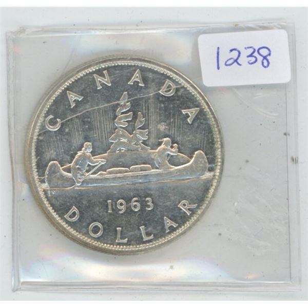 1963 Canadian $1 Coin