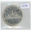 Image 1 : 1963 Canadian $1 Coin