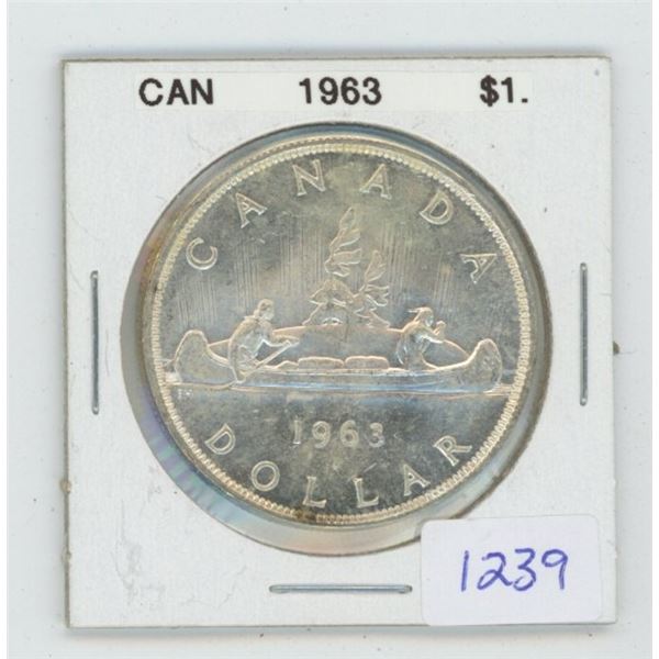 1963 Canadian $1 Coin