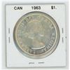 Image 2 : 1963 Canadian $1 Coin