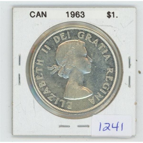 1963 Canadian $1 Coin