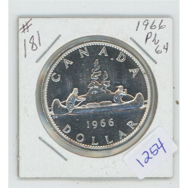 1966 Canadian $1 Coin