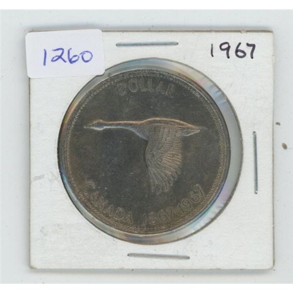 1967 Canadian $1 Coin