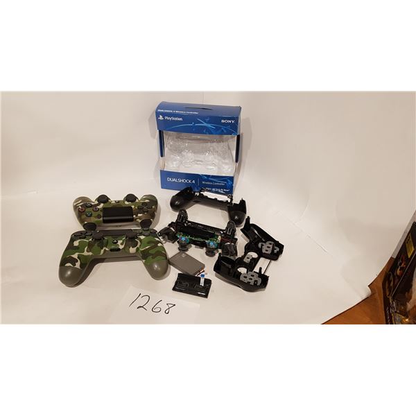 PS4 Controller Parts (2X Official with DRIFT and 1X Knockoff with PAD ISSUE)