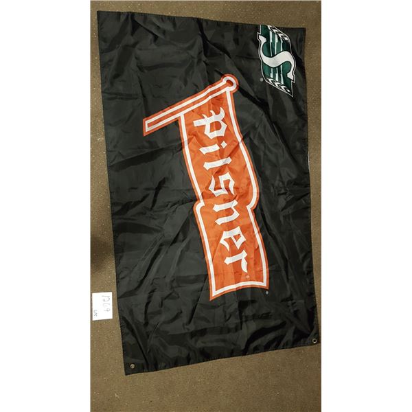 Saskatchewan Roughriders/Pilsner/2016 Farewell Series FLAG 56"X34"