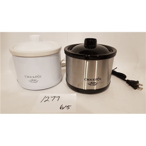 Crock-Pot Little Dipper Mini Electric Crock Pots X2