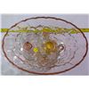Image 1 : Pink Glass Decorative Dish - no chips