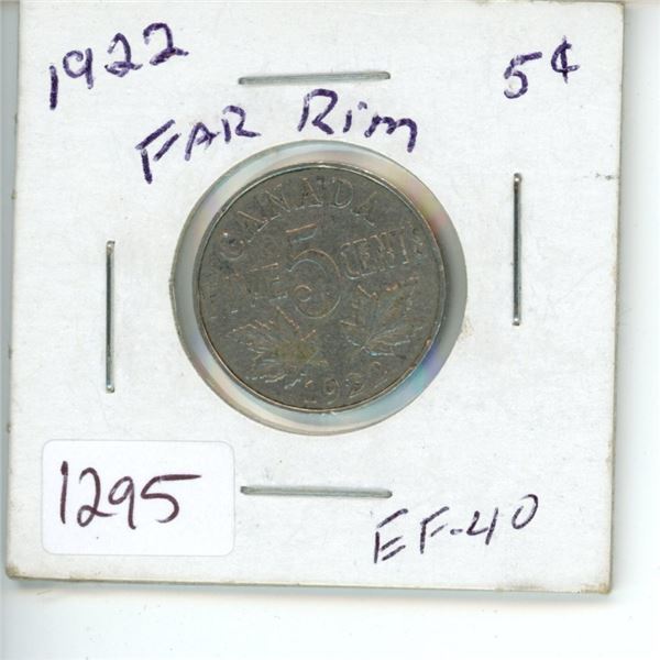 1913 Canadian 1 cent Coin (Penny)