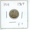Image 1 : 1919 Canadian 5 Cent Coin