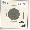 Image 1 : 1923 Canadian 5 Cent Coin