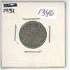 Image 1 : 1931 Canadian 5 Cent Coin