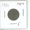 Image 1 : 1931 Canadian 5 Cent Coin
