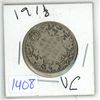 Image 1 : 1918 Canadian Half Dollar - 50 cent Coin