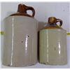 Image 3 : Set of 2 Whiskey Jugs (1Gallon, 1/2 Gallon)
