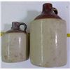 Image 3 : Set of 2 Whiskey Jugs (1/2 Gallon, 1/4 Gallon)