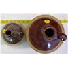 Image 5 : Set of 2 Whiskey Jugs (1/2 Gallon, 1/4 Gallon)