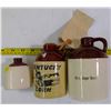 Image 4 : Set of 3 Decorative Whiskey Jugs (Small)