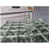 Image 1 : DISH WASHER RACK W/ 36 FOOTED WATER GLASSES