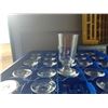 Image 1 : DISH WASHER RACK W/ 25 FOOTED WATER GLASSES