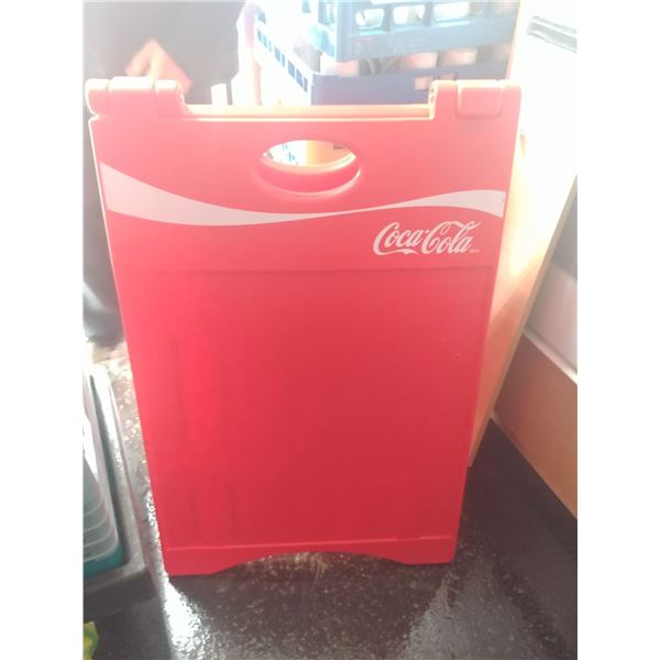 RED COCA COLA SANDWICH BOARD