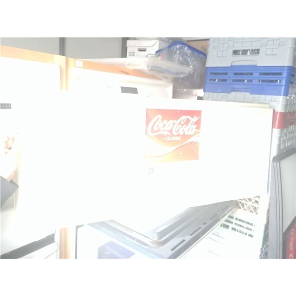 COCA COLA MENU BOARD, WHITE