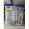 Image 1 : 2 NEW CAMBRO 12 QT POLYCARB INGREDIENT BINS